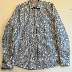 Bugatxhi men’s button down large shirt